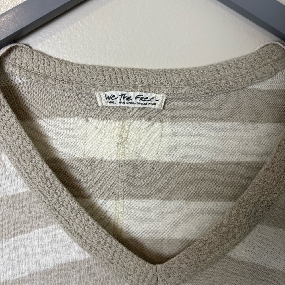 Free People x We The Free Sail Away Long Sleeve In Natural Combo Small - Picture 4 of 8